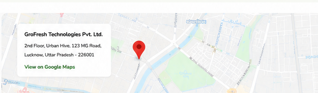 GroFresh Head Office Google Maps Location